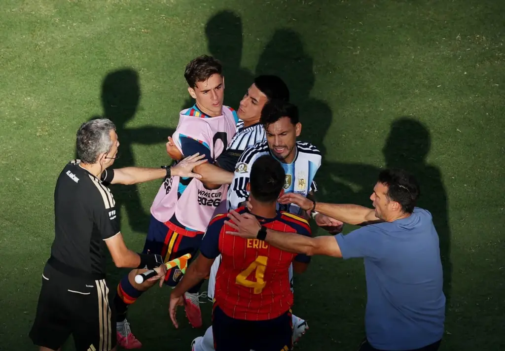 FIFA to investigate violent clash between Spain and Argentina after World Cup final