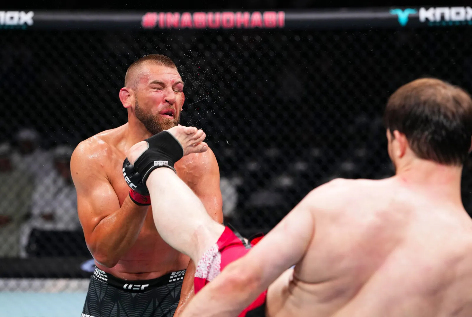 UFC Abu Dhabi video: Muhammad Saidov caps off dominant debut with head kick knockout combination
