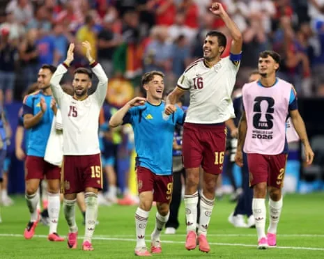 Rodri and co get their celebrations on