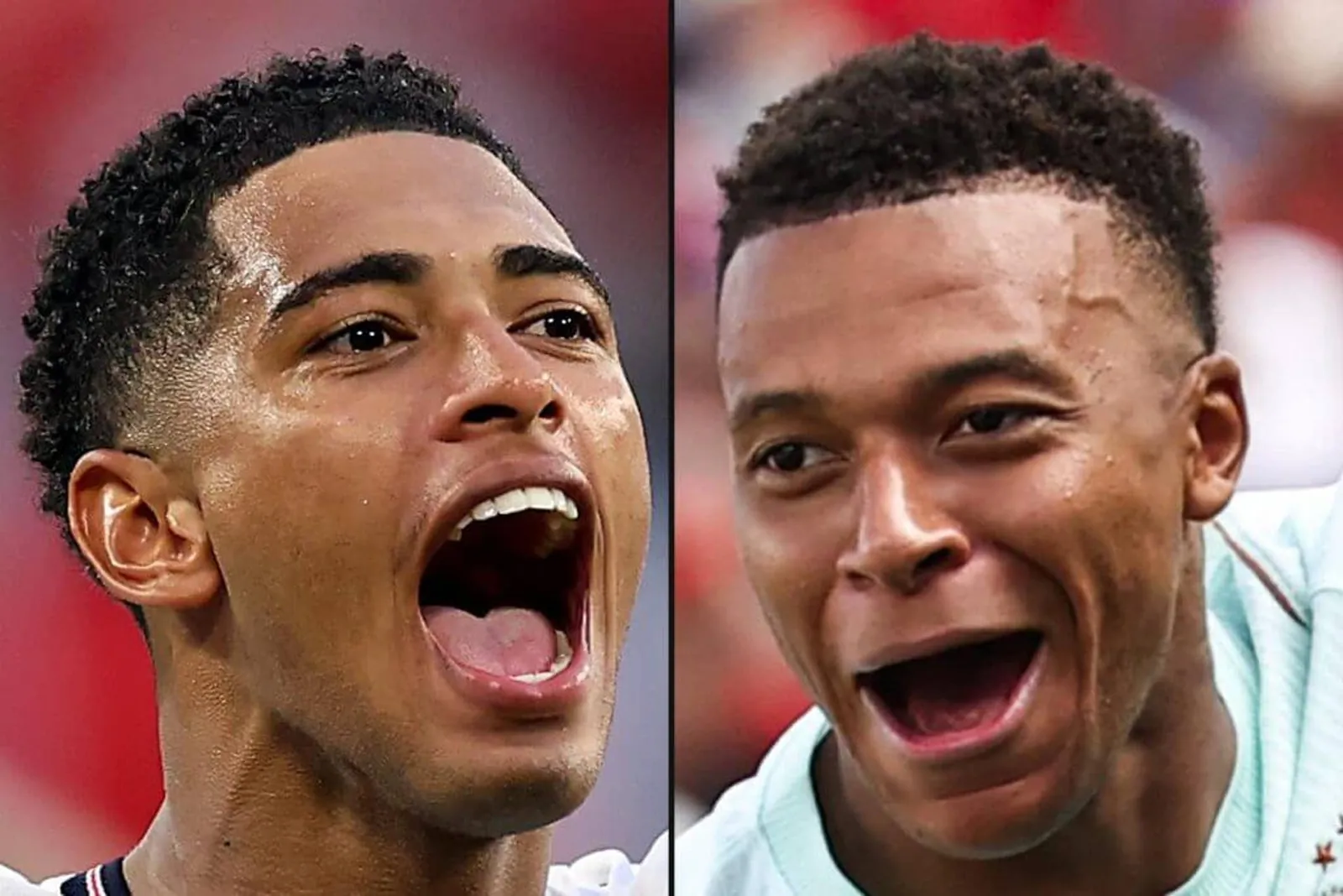 Jude Bellingham and Kylian Mbappe